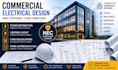 deliver commercial building, power distribution, lighting layout, load calcs