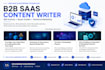 write b2b saas, ai, cybersecurity and fintech SEO blog posts