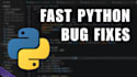 debug and fix your python script