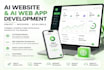 develop ai website, ai web app, and saas application