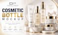 create cosmetic bottle mockups and skincare packaging