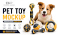 create pet toy mockups, dog accessory cad models
