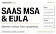 draft and review your saas msa and eula as a US attorney