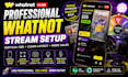 set up your whatnot live auction stream and vertical obs