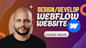 design webflow website with custom integration and animation development