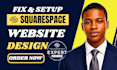 create a modern squarespace website that converts visitors