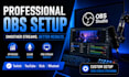 optimize and fix obs studio for high quality live streaming