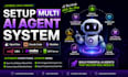 setup claude code obsidian system openclaw multi ai agent n8n makecom mcp server