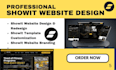 showit website redesign showit customization showit website development