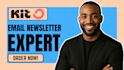 setup convertkit email sequence kit landing page design kit newsletter template