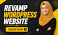 revamp wordpress website, design or clone wordpress business website