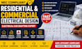 residential electrical plan commercial electrical design electrical cad drafting