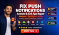 fix mobile app notification fix flutter app errors debug ios firebase onesignal