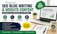 write engaging website content and landing page copy