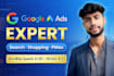 setup and optimize google shopping, pmax campaigns for high roas