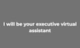 be executive virtual assistant