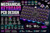 design a custom mechanical keyboard pcb with qmk via support