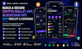 build a secure crypto wallet app, blockchain app, defi wallet, and exchange