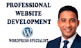 professional website built on wordpress and shopify