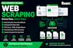 do web scraping, data extraction and python web scraping