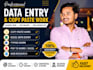 copy paste, data entry, and convert excel to pdf professionally