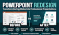 redesign and improve your powerpoint presentation professionally