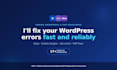 fix wordpress website errors bugs and issues fast
