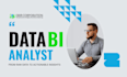 be your data analyst etl python bi developper