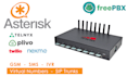 customize voip asterisk or freepbx with twilio, telnyx etc