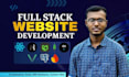 do full stack website development using mern stack