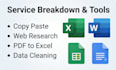 do data entry and typing work