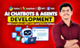 develop chatbots, ai agents with langchain,gpt, llms and rag pipelines in python