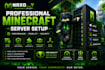 professionally setup your minecraft server paper, spigot and more