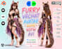 create custom furry vrchat avatar fursona character vrc avatar for pc and quest