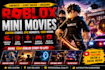 create cinematic roblox mini movie, roleplay with script, voiceover and gameplay