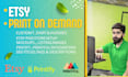 etsy print on demand store setup
