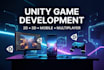 develop a unity 2d or 3d game for mobile, PC and webgl