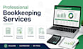 provide virtual bookkeeping with financial reporting