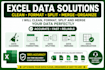 clean, format, merge, split microsoft excel large or small datasets