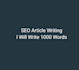 write SEO educational articles and blog posts