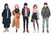 design anime character , cyberpunk character