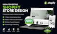design a high converting shopify dropshipping store or shopify website