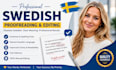 proofread and edit your swedish text professionally
