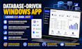 develop database windows app
