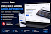 build a professional responsive website using angular