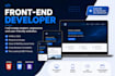 build a responsive HTML CSS landing page