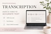 transcribe interviews, podcasts, and meetings