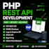 develop PHP rest API, mysql database and fix PHP bugs