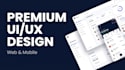 design modern mobile app and website UI UX layouts