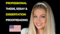 edit and proofread your thesis, dissertation and research proposal